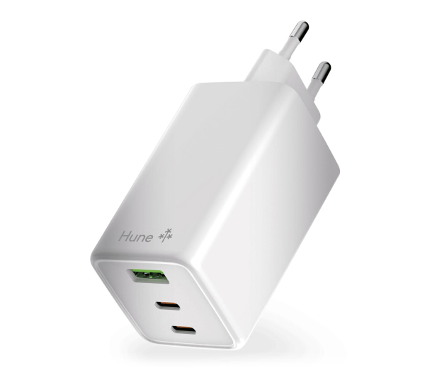 Hune Ładowarka sieciowa GaN 100W 2x USB-C+USB-A Snow White - 1370706 - zdjęcie